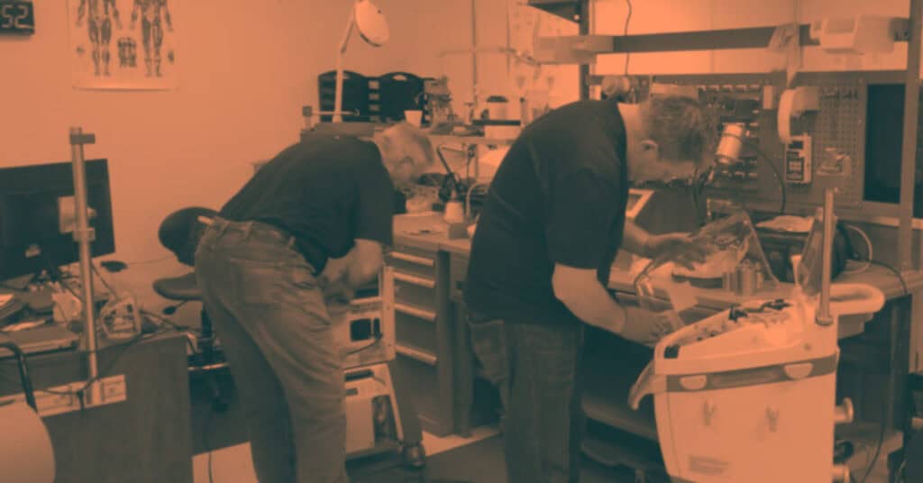 Q&A with Andrew Goldstein, Manager of Biomedical Engineering at SpecialtyCare 1 biomed orange